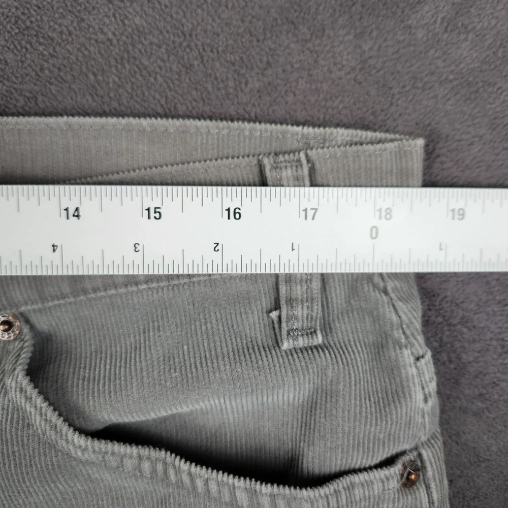 Vintage‎ Levis 517 Corduroy Pants Mens Fits 37x32 Gray Bootcut USA White Tab 80s
